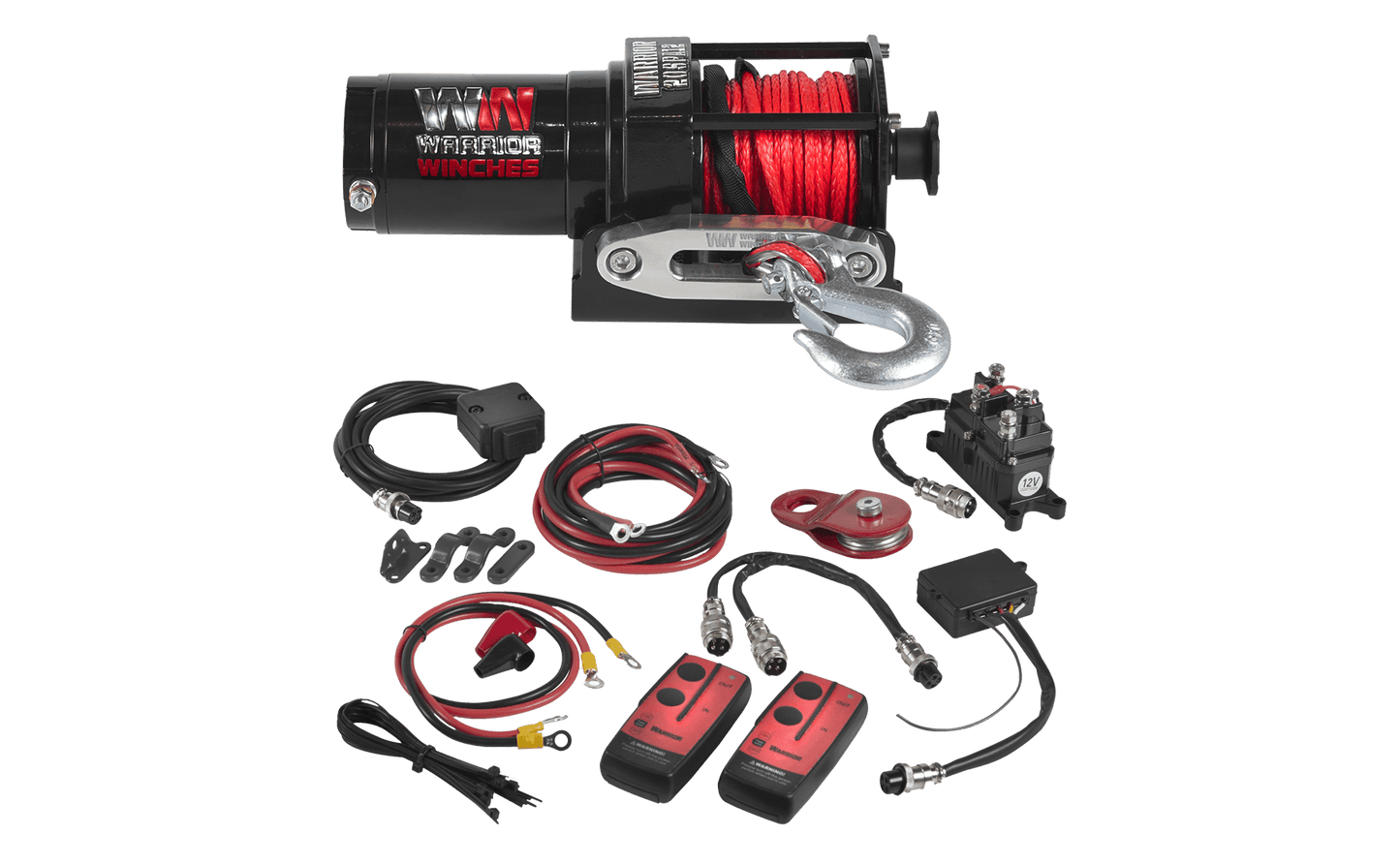 Ninja 2,000lb Electric Winch - 12v Synthetic Rope