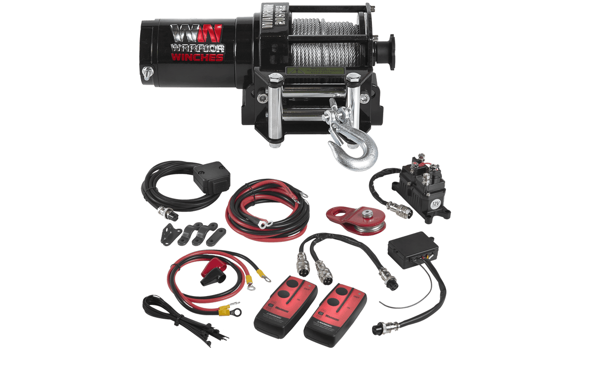 Ninja 2,000lb Electric Winch - 12v Steel Rope