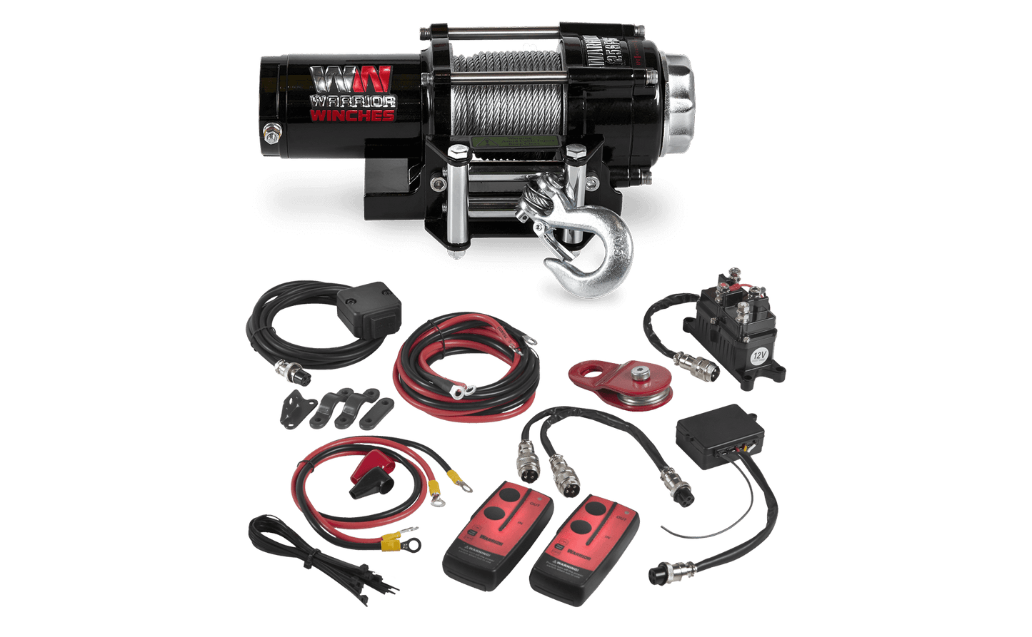 Ninja 2,500lb Electric Winch - 12v Steel Rope