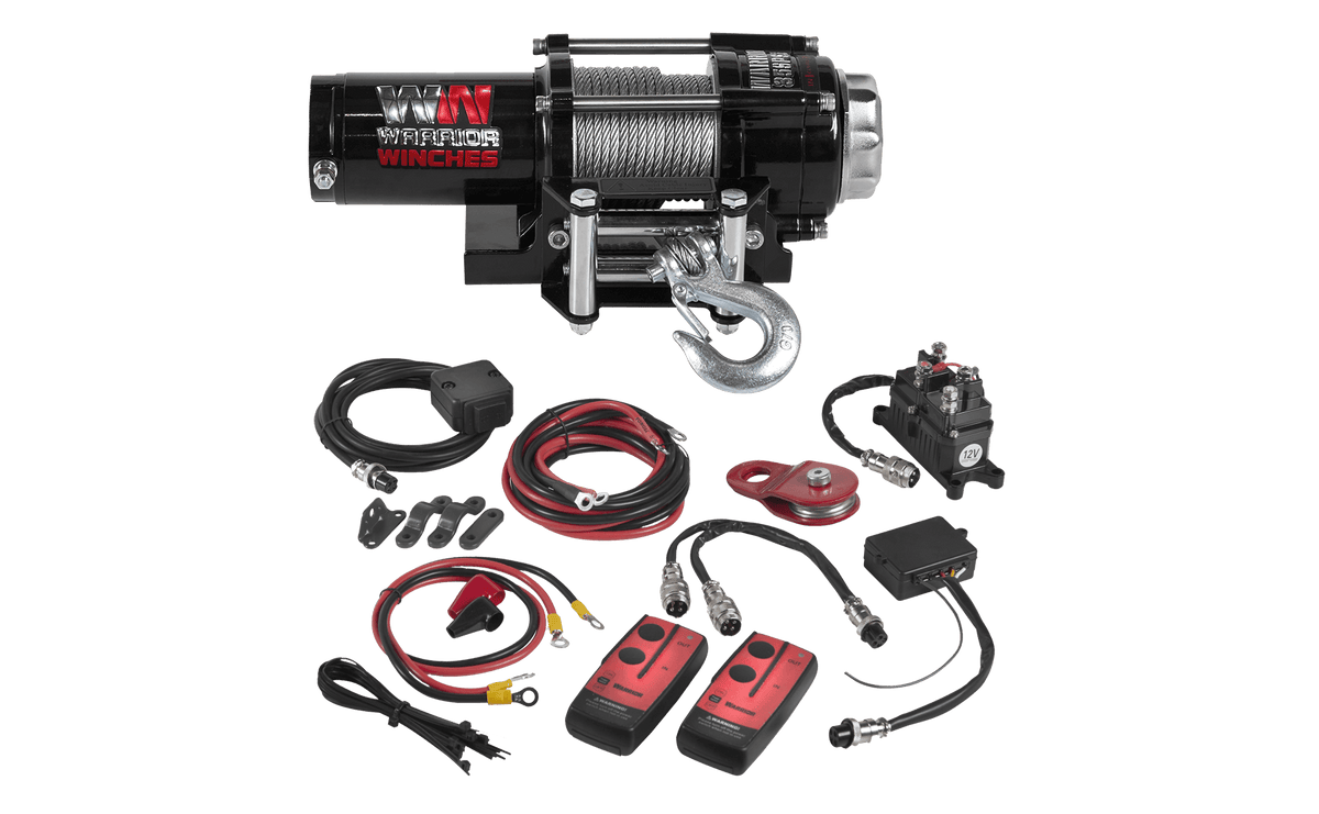 Ninja 3,500lb Electric Winch - 12v Steel Rope