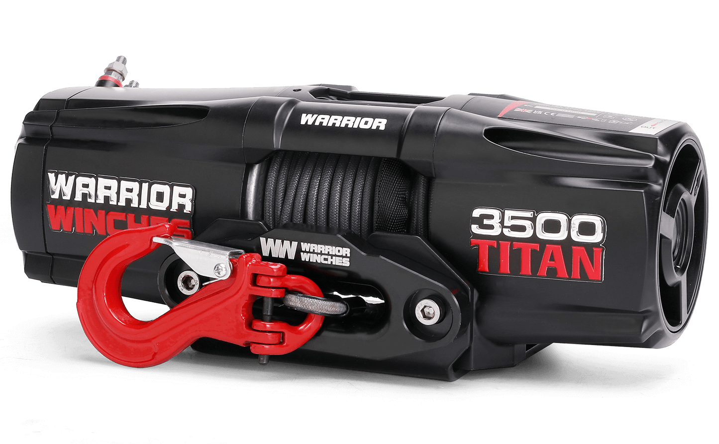 Titan 3,500lb Electric Winch - 12v Synthetic Rope