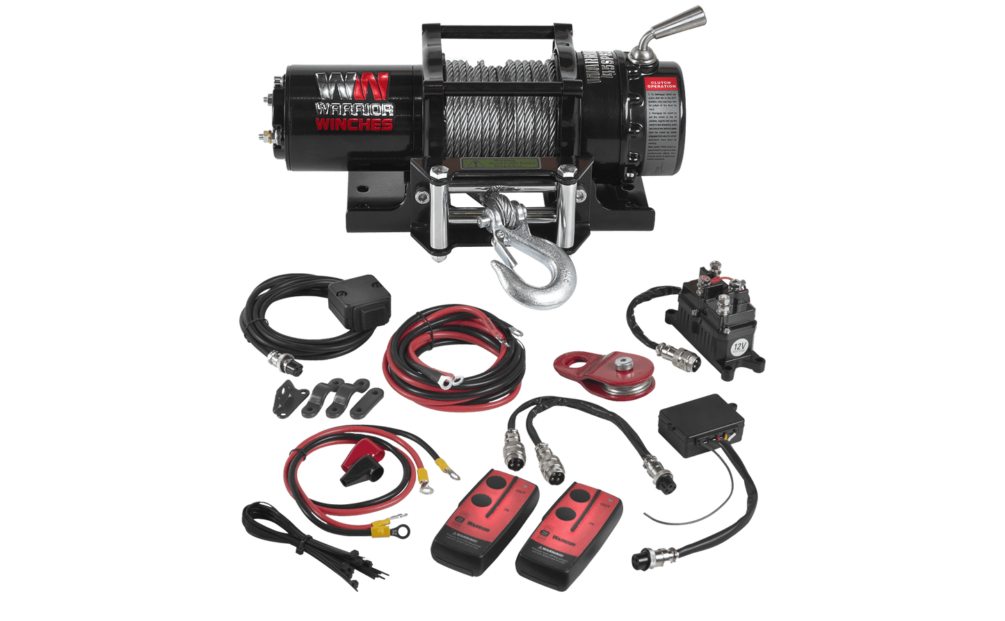 Ninja 4,500lb Electric Winch - 12v Steel Rope