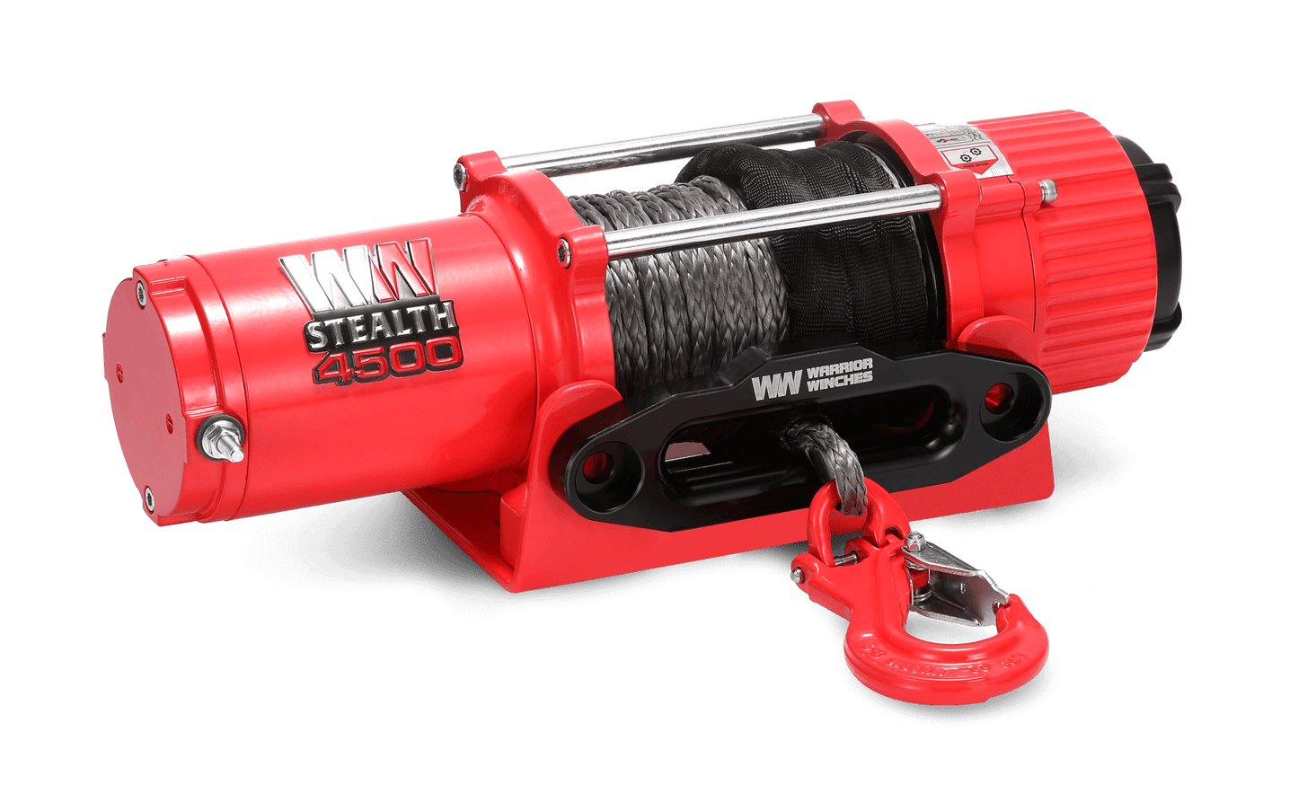 Stealth 4,500lb Electric Winch - 12v Synthetic Rope