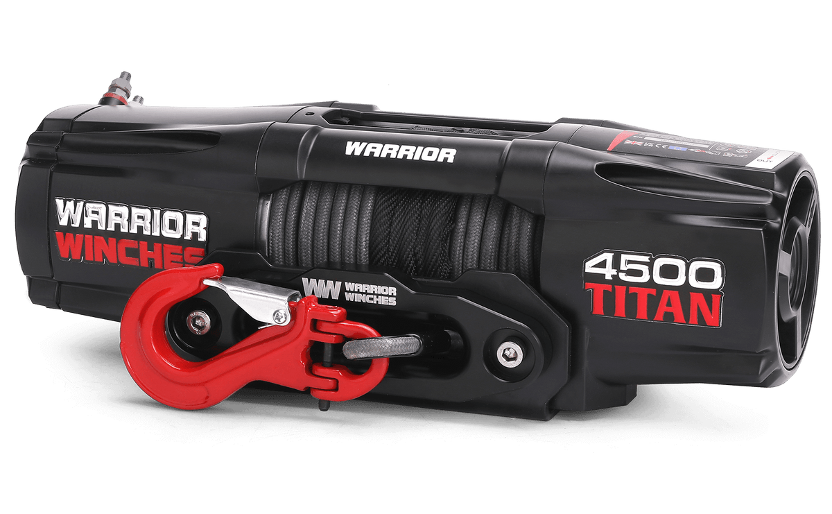 Titan 4,500lb Electric Winch - 12v Synthetic Rope