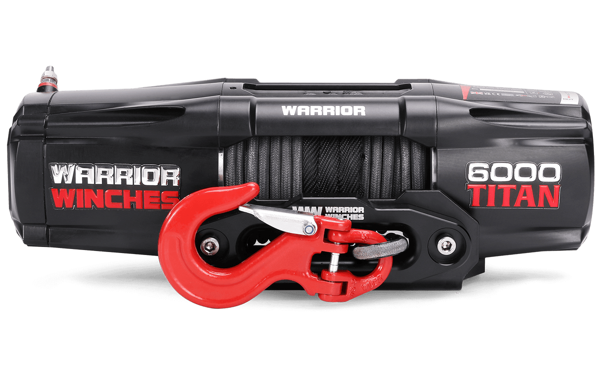Titan 6,000lb Electric Winch - 12v Synthetic Rope