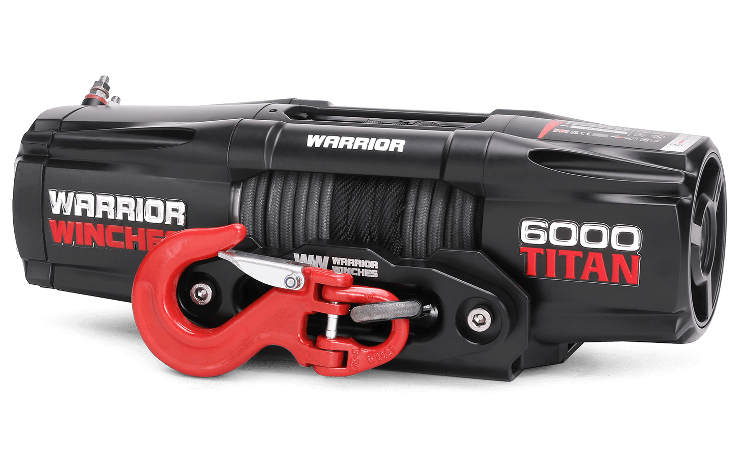 Titan 6,000lb Electric Winch - 12v Synthetic Rope