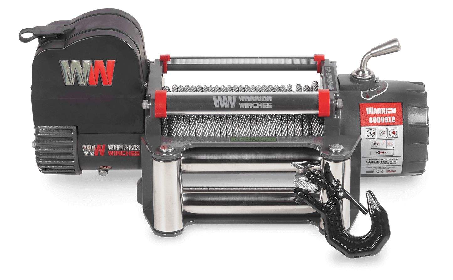 Samurai 8,000lb Electric Winch - 12v Steel Rope