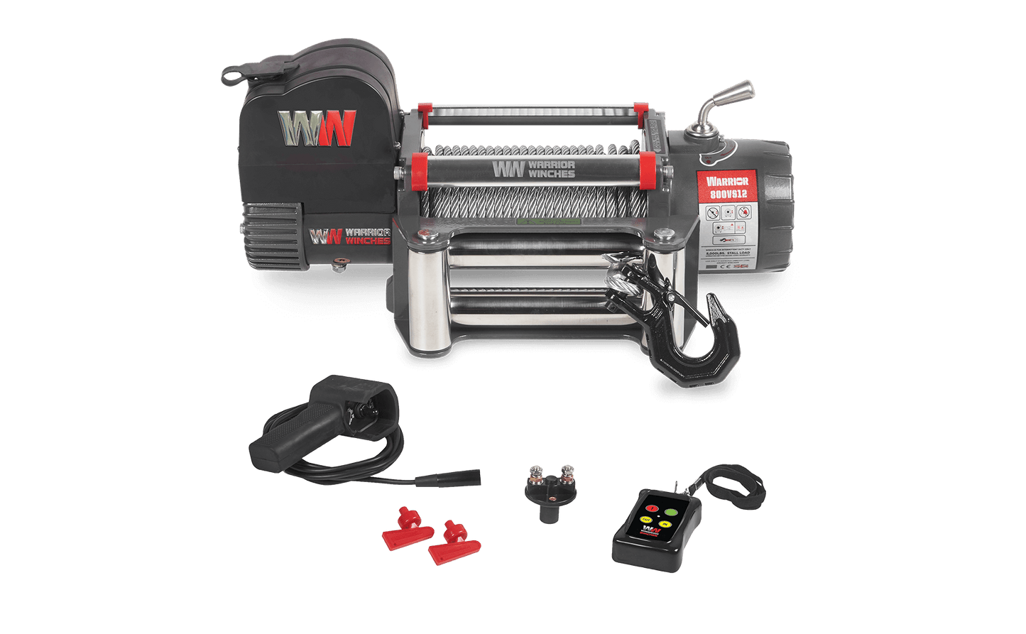Samurai 8,000lb Electric Winch - 12v Steel Rope