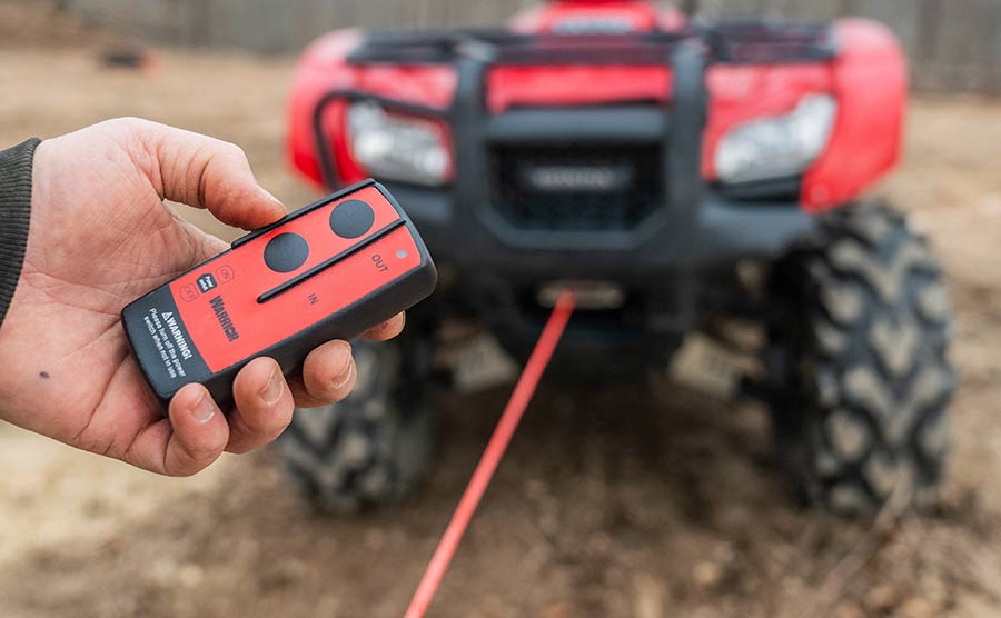 Ninja 4,500lb Electric Winch - 12v Synthetic Rope