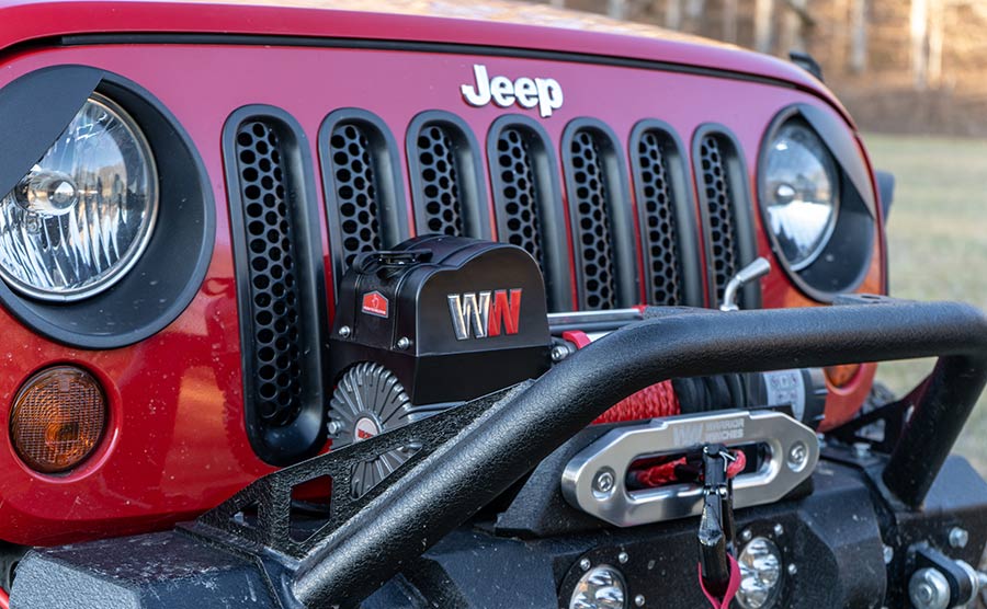 Samurai 8,000lb Electric Winch - 12v Synthetic Rope
