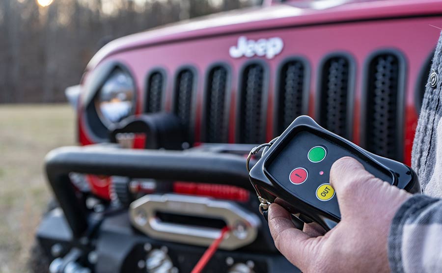 Samurai 8,000lb Electric Winch - 12v Synthetic Rope