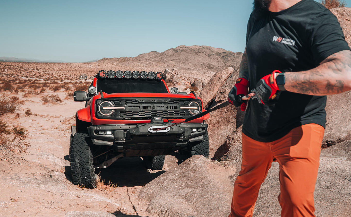 Sentinel 12,500lb Electric Winch - 12v Synthetic Rope