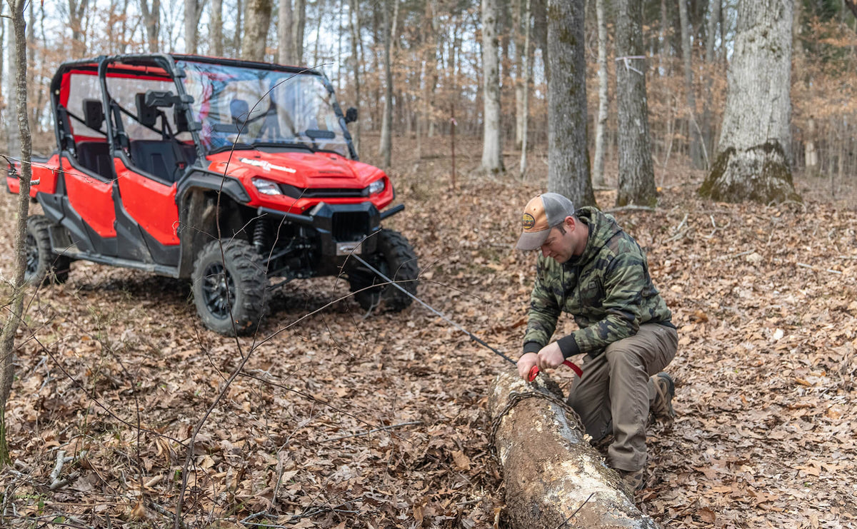 Stealth 3,500lb Electric Winch - 12v Synthetic Rope