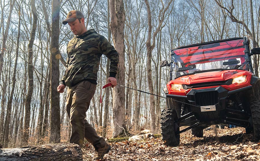 Stealth 4,500lb Electric Winch - 12v Steel Rope