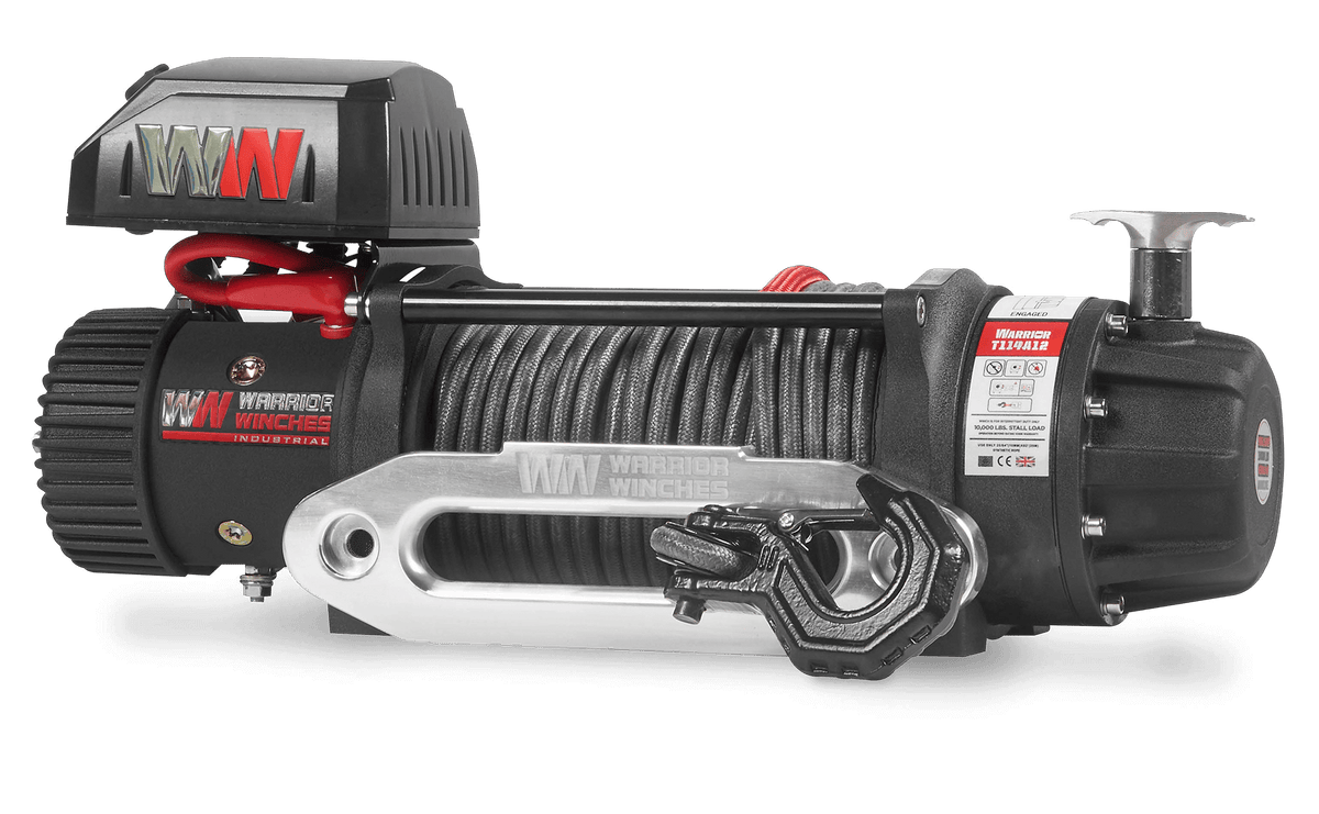 T1000 14,500lb Electric Winch - 12v Synthetic Rope