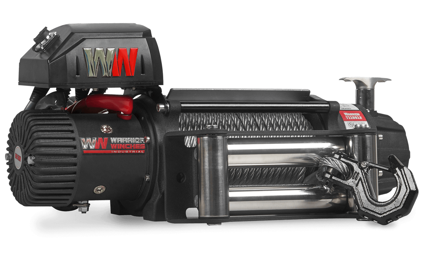 T1000 12,500lb Electric Winch - 12v Steel Rope