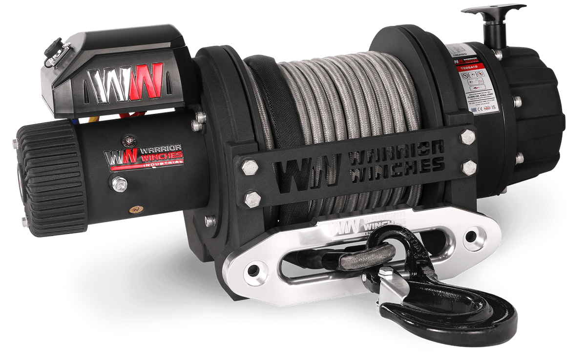 T1000 25,000lb Electric Winch - 12v Synthetic Rope