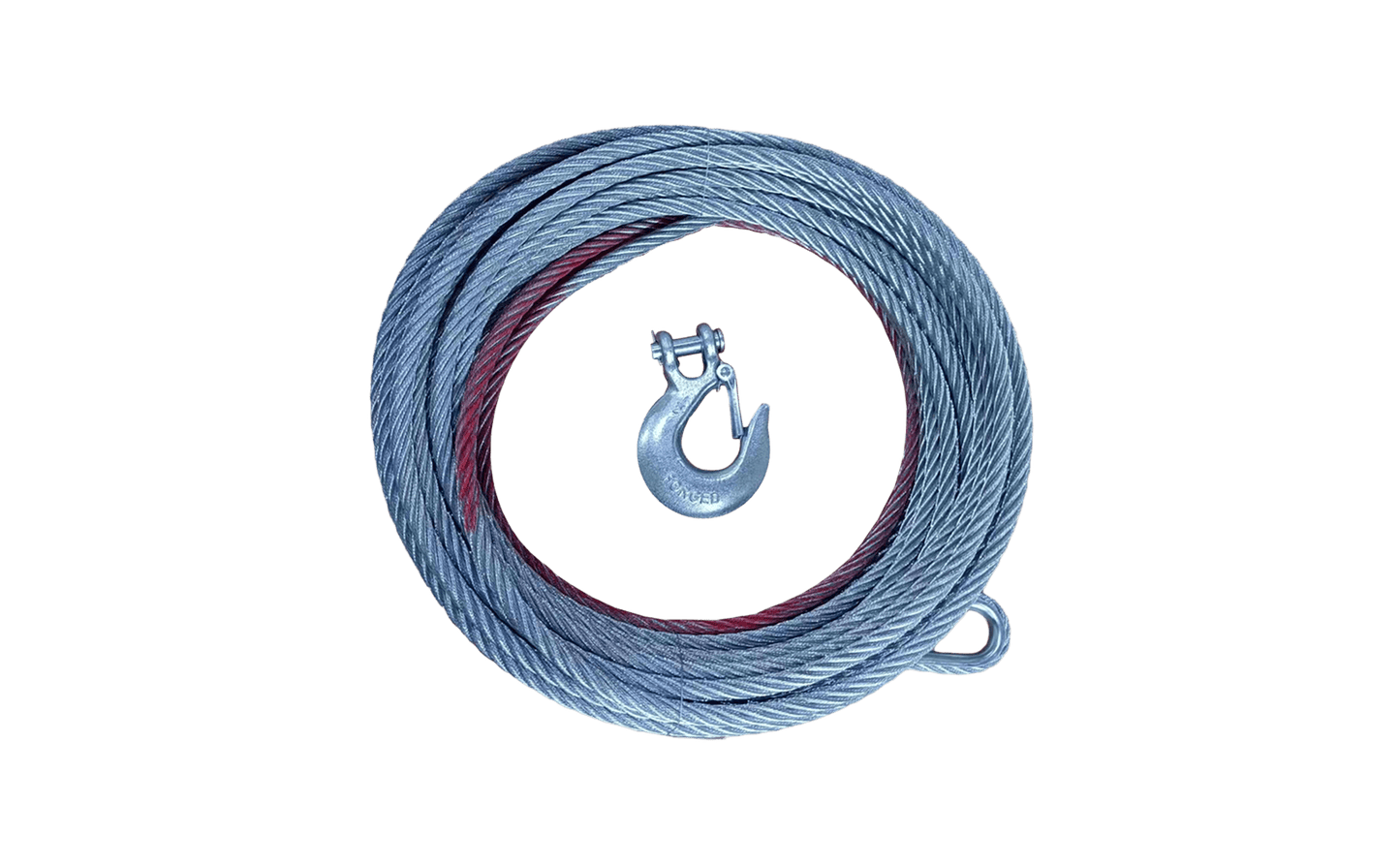 3/8" x 98.4' Steel Cable with Hook