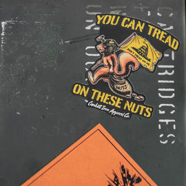 Tread On These Nuts Tactical Squirrel Decal Sticker