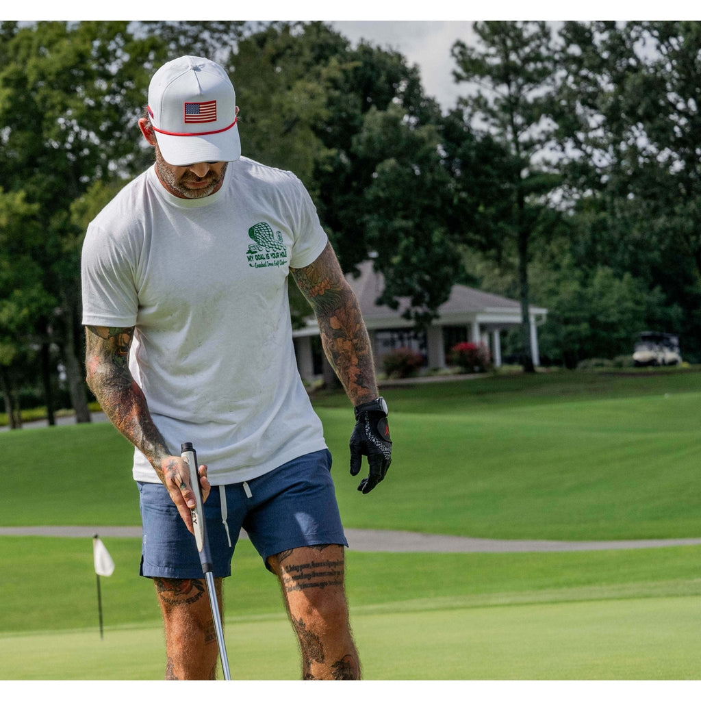 American Flag Patch Weekender Performance Snapback Hat