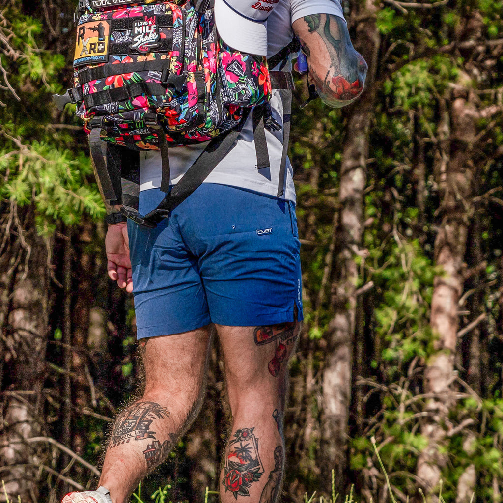 Beautifully designed Combat Iron Apparel 25L Sack™ Original All-Day Molle Backpack with Pouch on display in natural light.