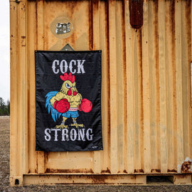 Cock Strong Boxing Chicken 3' X 5' Flag
