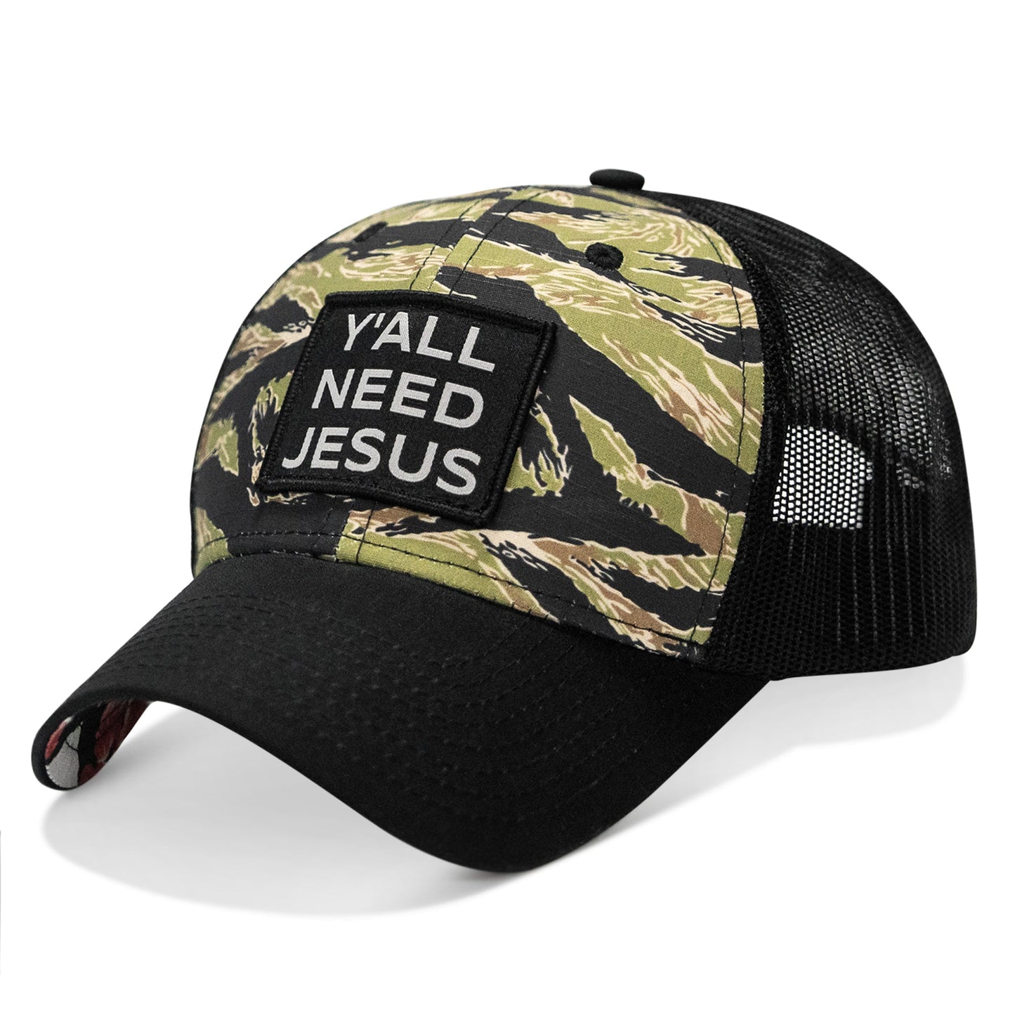 Y'all Need Jesus Patch Original Ripstop Snapback Hat
