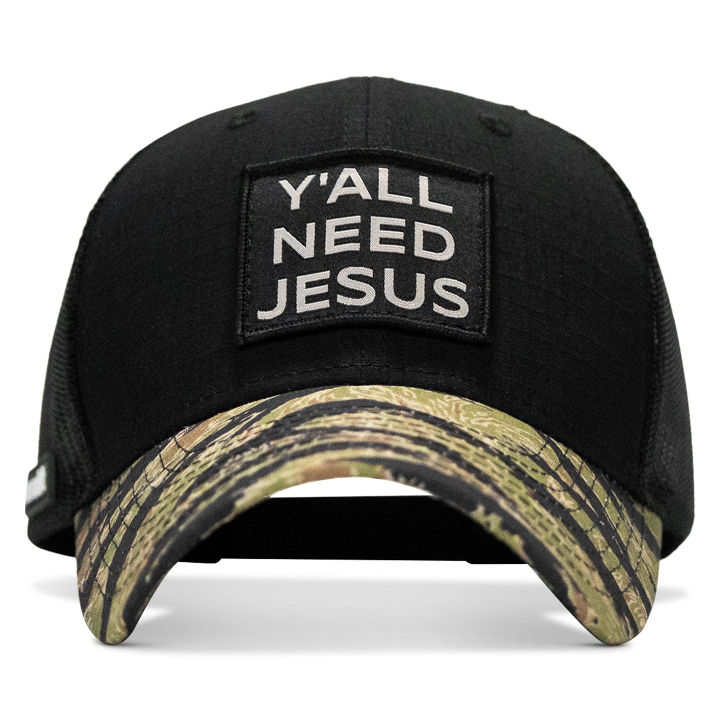 Y'all Need Jesus Patch Original Ripstop Snapback Hat