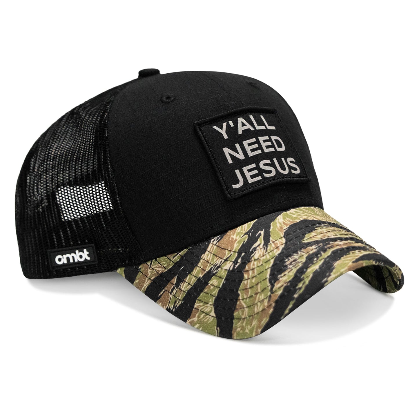 Y'all Need Jesus Patch Original Ripstop Snapback Hat