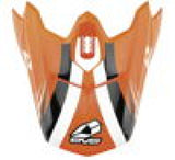 EVS T3 Works Visor - Orange/White/Black