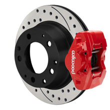 Load image into Gallery viewer, Wilwood 69-83 Porsche 911 D31 11.42in. Rear Brake Kit w/ Flex Lines - Drilled Rotors (Red)