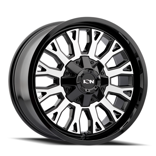 ION Type 152 20x9 / 8x180 BP / 0mm Offset / 124.1mm Hub Black/Machined Wheel