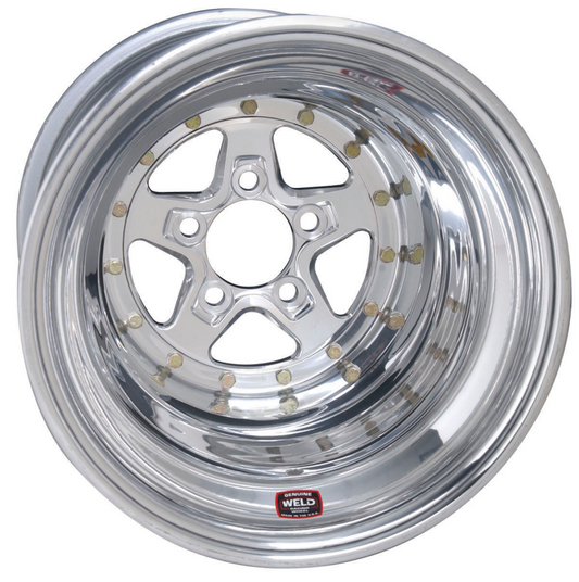 Weld Alumastar 2.0 15x4 / 5x4.5 BP / 1.75in BS Polished Wheel - Non-BL