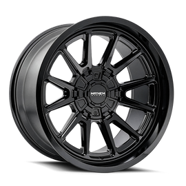 Mayhem 8116 Intrepid 20x10 / 5x127/139.7 BP / -24mm Offset / 87mm Hub Gloss Black Wheel