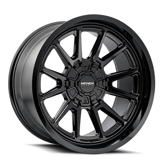 Mayhem 8116 Intrepid 18x9 6-135/6x139.7 -12mm Offset 106mm Hub - Gloss Black