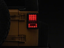 Load image into Gallery viewer, Raxiom 07-18 Jeep Wrangler JK Axial Series Lux LED Tail Lights- Blk Housing (Clear Lens)