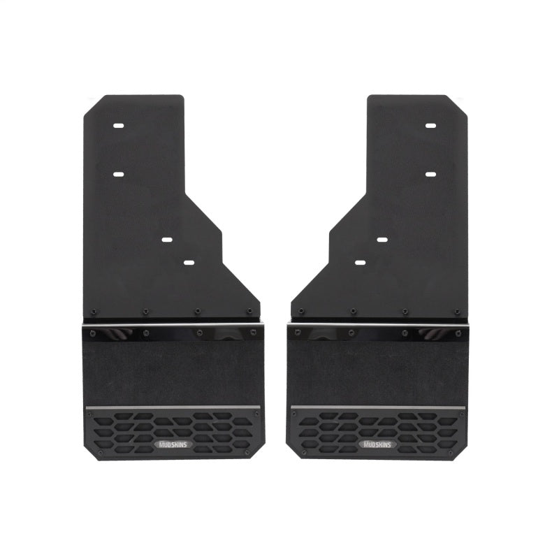 Putco 10-24 Ram HD Front Pair Mud Skins Set of 2 for Classic and New Body trucks, highlighting durability and rugged design.
