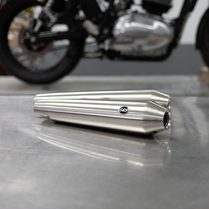 S&S Cycle Royal Enfield 650 Twins Stainless Muffler