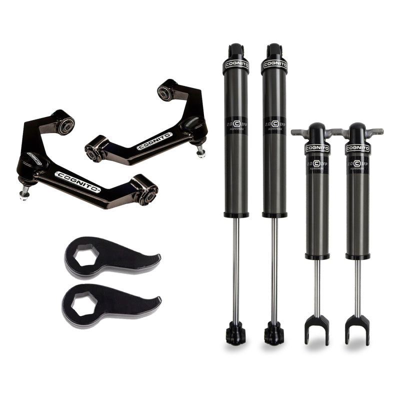 Cognito 11-19 Chevrolet Silverado 2500 HD 2WD/4WD 3in Perf. Leveling Kit w/ 2.0 IFP Shocks