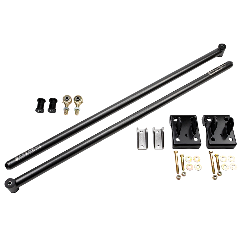 Wehrli 11-19 Chevy & GMC Duramax RCLB/CCSB/ECSB 60in. Traction Bar Kit - Bronze Chrome
