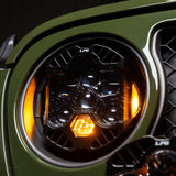 Baja Designs 18-25 Jeep Wrangler JL/20-25 Gladiator JT (w/Halogen) DOT LP6 LED Headlight Kit - Amber