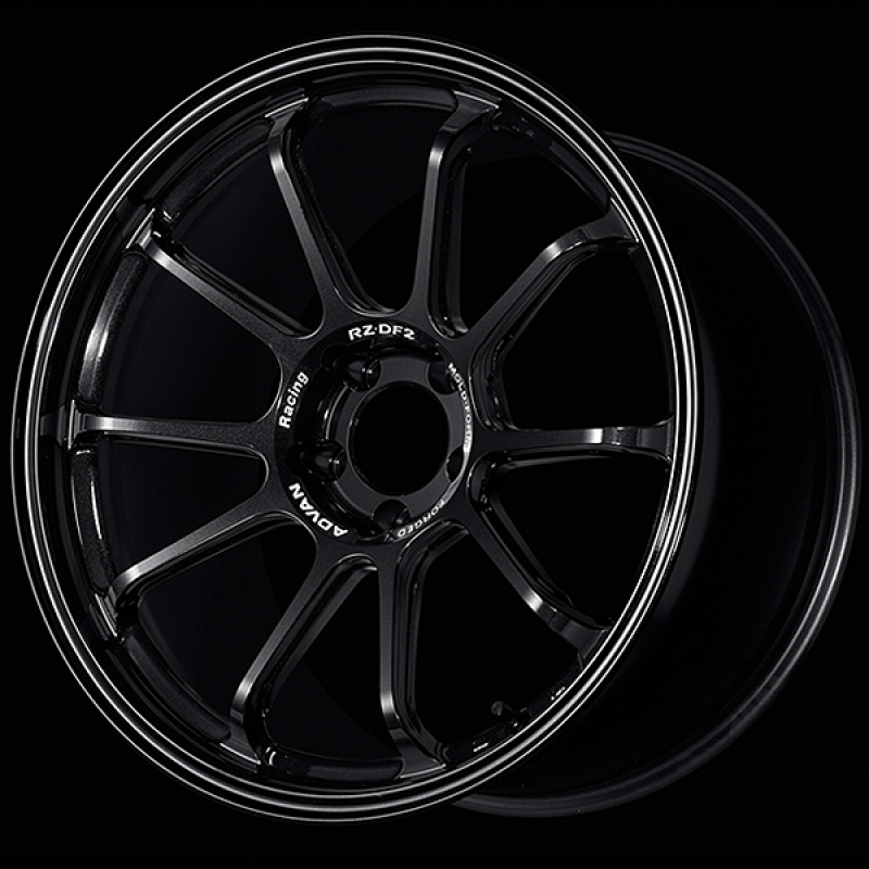 Advan RZ-DF2 19x10.5 / +15 Offset / 5x114.3 / 73mm Bore / Racing Titanium Black