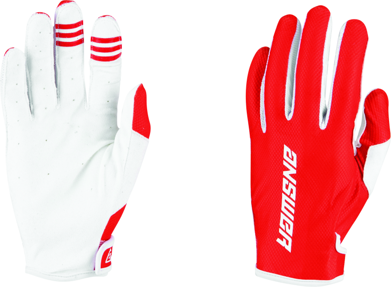 Answer Ascent Glove Red/White - Small