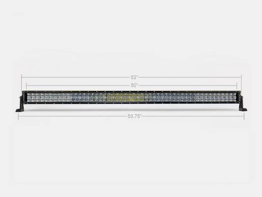 Cali Raised 52 Dual Row 5D Optic Osram Led Bar - Combo