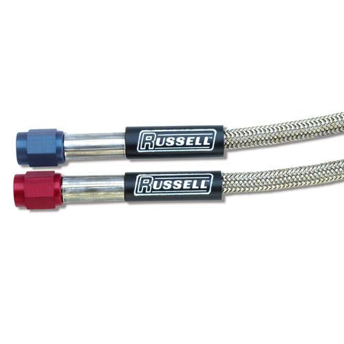 Russell Performance -4 AN 2-foot Pre-Made Nitrous and Fuel Line