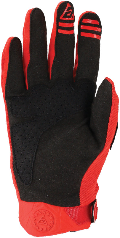 Answer 25 Peak Gloves Black/Red - XL