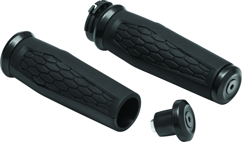 Kuryakyn Hex Grips Dual Cable Black