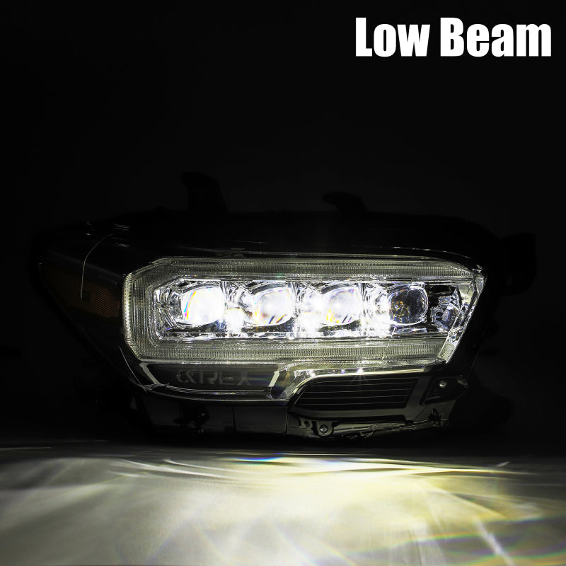 AlphaRex 16-23 Toyota Tacoma NOVA-Series LED Projector Headlights Black