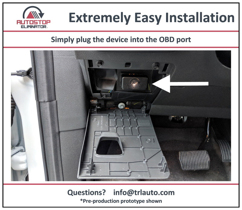 2017-2019 Ford Escape Autostop Eliminator