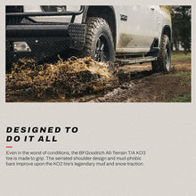 Load image into Gallery viewer, BFGoodrich All Terrain T/A KO3 37x12.50R18/F 128R